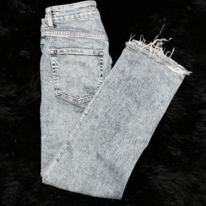 H&M high-rise straight leg pant